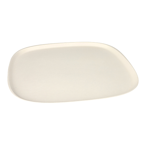 Teller groß, Zuckerrohr "pure" 1,3 cm x 30 cm x 30 cm weiss "Belle Vie, Ligne Carrée"