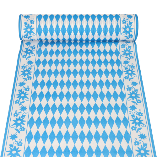 Tischläufer, stoffähnlich, Airlaid 24 m x 40 cm "Bayrisch Blau"