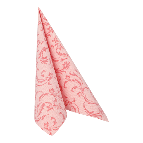 Servietten "ROYAL Collection" 1/4-Falz 40 cm x 40 cm rot "Damascato"