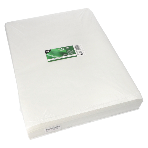 kg Einschlagpapiere, Cellulose 50 cm x 37,5 cm weiss 1/4 Bogen