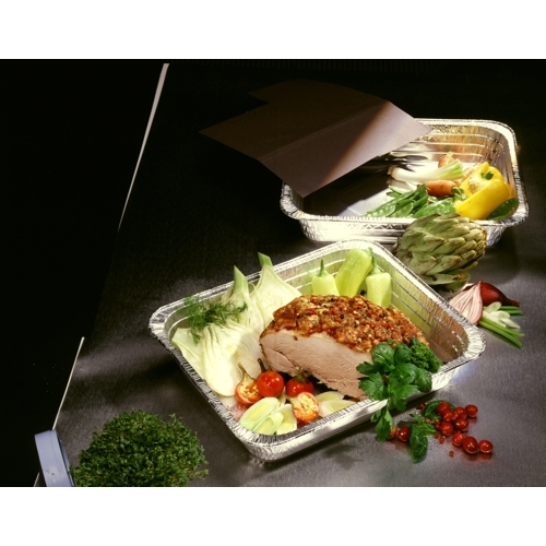 Gastronorm-Behälter, Alu eckig 8,5 l 8 cm x 32,6 cm x 52,7 cm 1/1