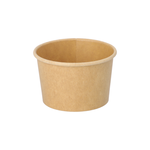 Eisbecher, Pappe 125 ml Ø 7,5 cm · 4,8 cm braun