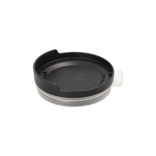 "Circulware" Deckel für Trinkbecher PP Ø 8 cm · 2,5 cm schwarz inkl. Trinköffnung