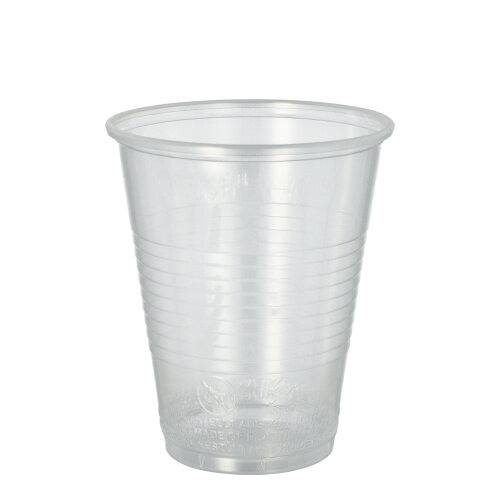 Trinkbecher, PP 0,3 l Ø 9,5 cm · 11,1 cm transparent mit Schaumrand