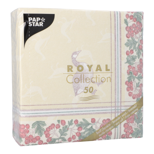 Servietten "ROYAL Collection" 1/4-Falz 40 cm x 40 cm "Goose"