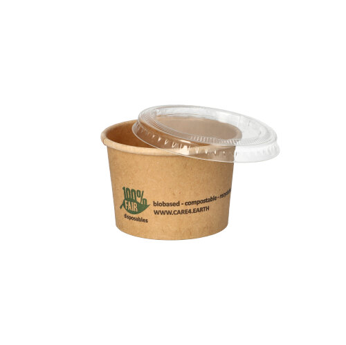 Portionsbecher, Pappe 45 ml Ø 6 cm · 4,1 cm braun