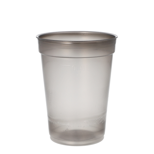 Mehrweg-Trinkbecher PP 0,4 l Ø 9,5 cm · 12,1 cm grau