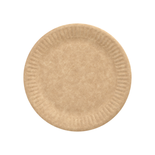 Teller, Pappe "pure" rund Ø 15 cm braun