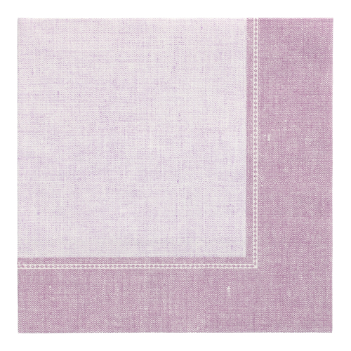 Servietten "ROYAL Collection" 1/4-Falz 40 cm x 40 cm flieder "Linum"