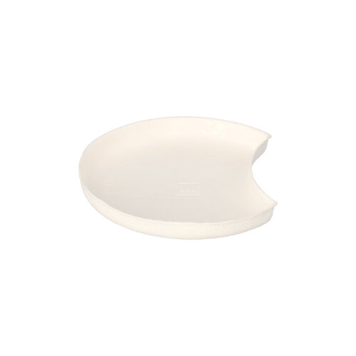 Teller Zuckerrohr "pure" Halbmond Ø 9 cm · 1 cm weiss "Cella"