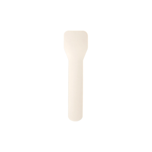Eislöffel, Papier "pure" 9,5 cm weiss