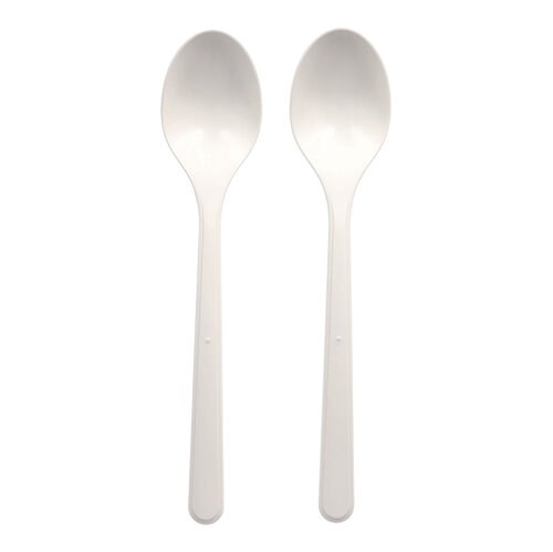 "Circulware" Mehrweg-Löffel PP-MF 18,5 cm weiss extra stabil