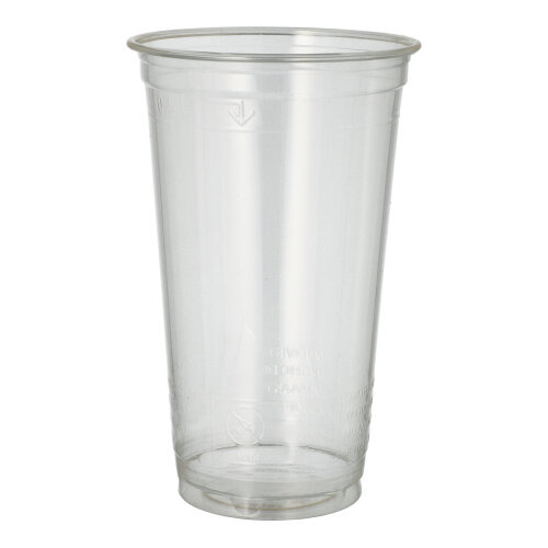 Kaltgetränkebecher, PLA "pure" 0,5 l Ø 9,5 cm · 15,14 cm glasklar