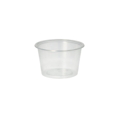 Dressingbecher, PP 100 ml Ø 7,1 cm · 4,3 cm transparent