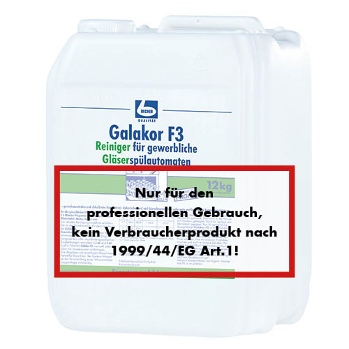 "Dr. Becher" Galakor F3 Reiniger 9,3 l für gewerbl. Gläserspülmaschinen