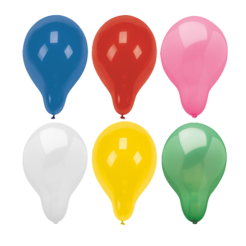 Luftballons Ø 25 cm farbig sortiert