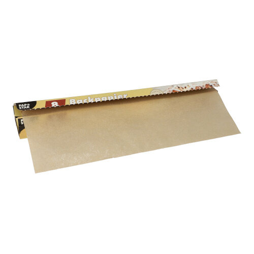 Backpapier 8 m x 38 cm braun in Faltschachtel