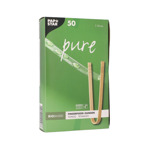 Fingerfood - Zangen, Bambus "pure" 10 cm