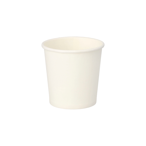 Trinkbecher, Pappe "To Go" 0,1 l Ø 6 cm · 6 cm weiss