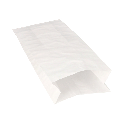 Warmhaltebeutel, Papier mit PE-Einlage 24 cm x 10,5 cm x 5,5 cm weiss