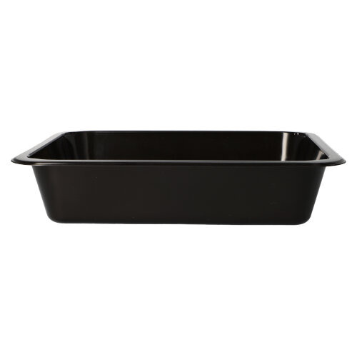 Mikrowellenschalen, PP ungeteilt 1330 ml 4,9 cm x 22,7 cm x 17,8 cm schwarz
