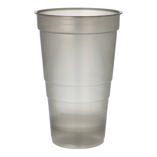Mehrweg-Trinkbecher PP 0,5 l Ø 9,5 cm · 14,4 cm grau