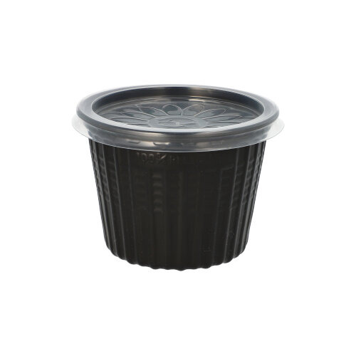 Mehrweg-Snack- und Suppenbecher PP 500 ml Ø 11,5 cm · 8,5 cm schwarz