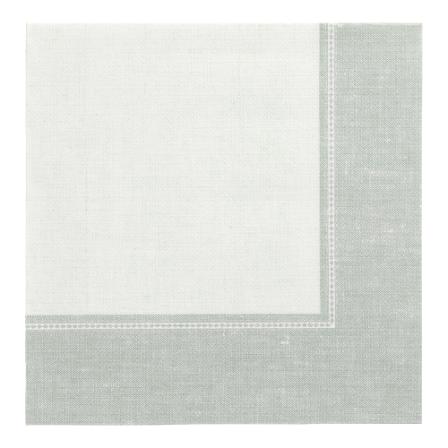 Servietten "ROYAL Collection" 1/4-Falz 40 cm x 40 cm jadegrün "Linum"