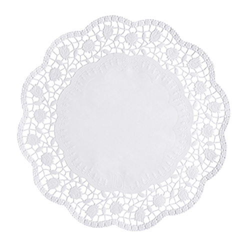 Tortenspitzen rund Ø 32 cm weiss