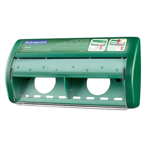 "Cederroth" Salvequick, Pflasterspender 11,4 cm x 22,6 cm x 5,4 cm grün "leer"