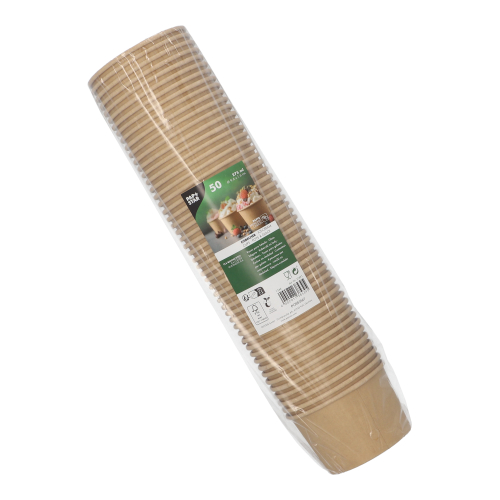 Eisbecher, Pappe 275 ml Ø 9,6 cm · 6 cm braun