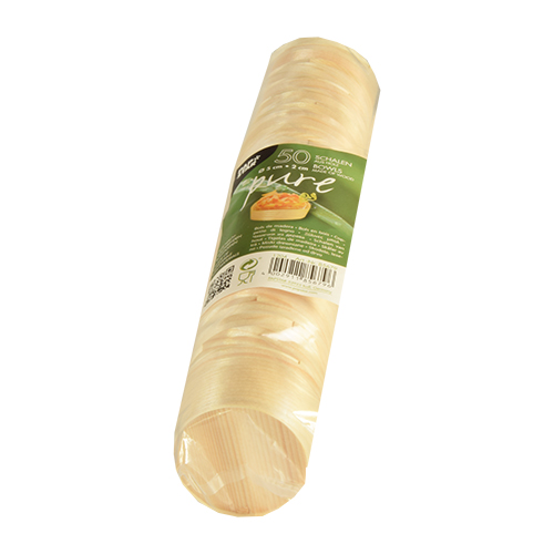 Fingerfood - Schalen, Holz "pure" rund Ø 5 cm · 2 cm