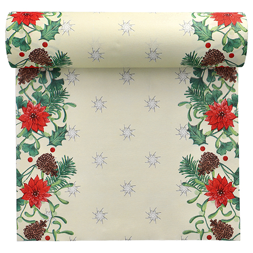 Tischläufer, stoffähnlich, Airlaid 24 m x 40 cm "Winterly" Tischläufer, stoffähnlich, Airlaid 24 m x 40 cm "Winterly"