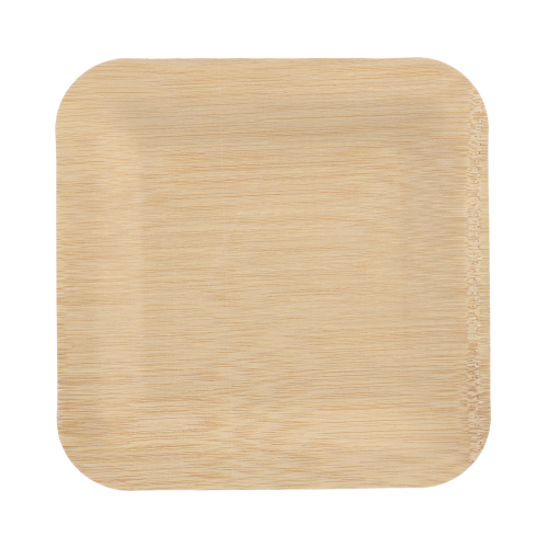Teller, Bambus "pure" eckig 1,5 cm x 23 cm x 23 cm