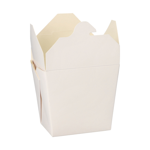 Snackboxen "ASIA" eckig 470 ml 8,5 cm x 7,5 cm x 5,5 cm weiss