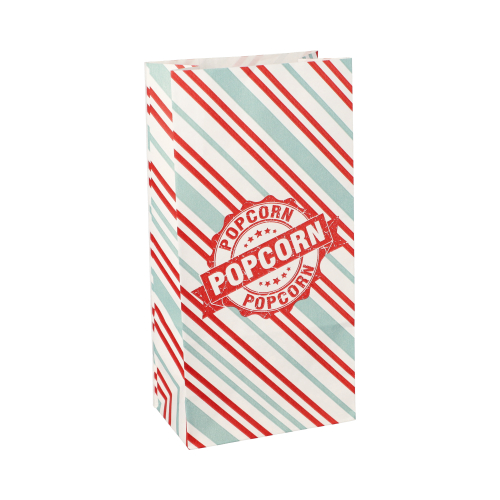 Popcorn Tüten, Pergament-Ersatz 1,3 l 21 cm x 10,5 cm x 6 cm "Popcorn" fettdicht