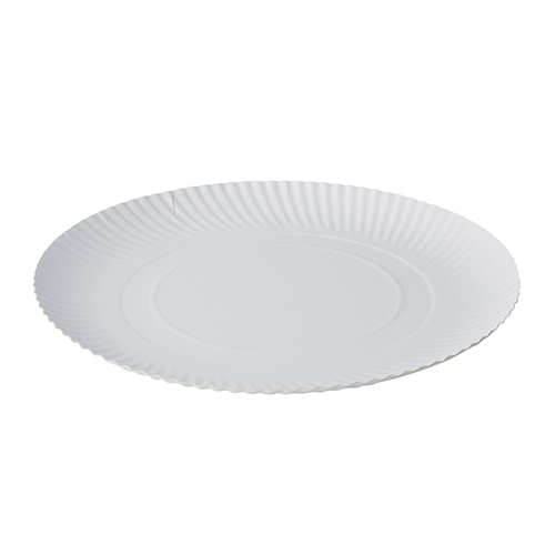 Teller, Pappe "pure" rund Ø 32 cm · 2 cm weiss