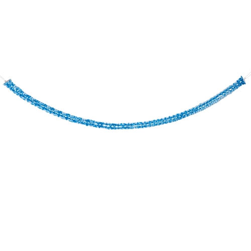 Girlanden, Papier Ø 8 cm · 2 m "Bayrisch Blau - Mini" schwer entflammbar