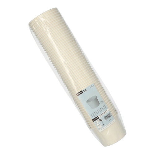 Suppenbecher, Pappe "To Go" rund 350 ml Ø 9,9 cm · 7 cm weiss