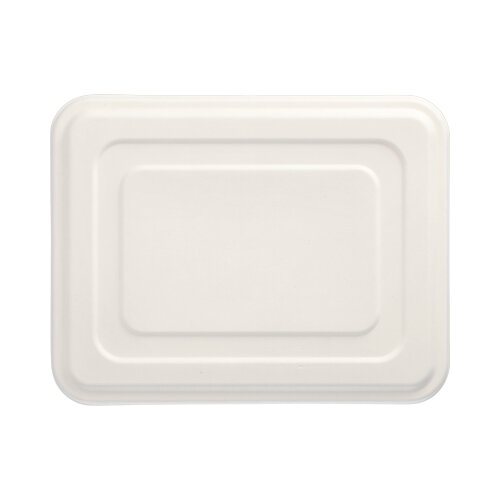 Deckel, Zuckerrohr "pure" 1,4 cm x 22,5 cm x 29 cm weiss