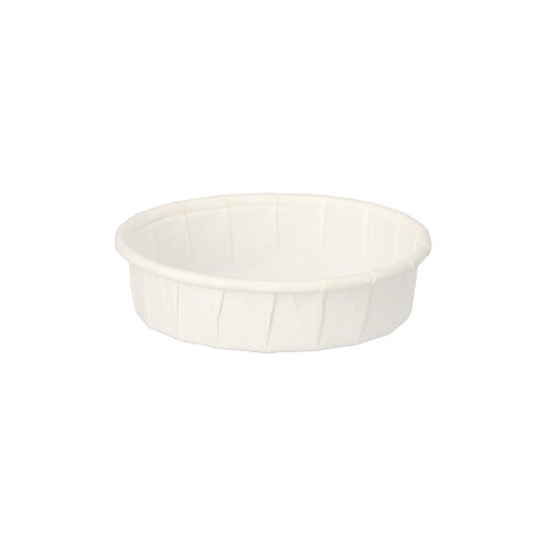 Dressingbecher, Papier "pure" 25 ml Ø 6 cm · 1,5 cm weiss