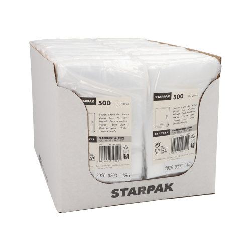 Flachbeutel, LDPE 20 cm x 10 cm transparent