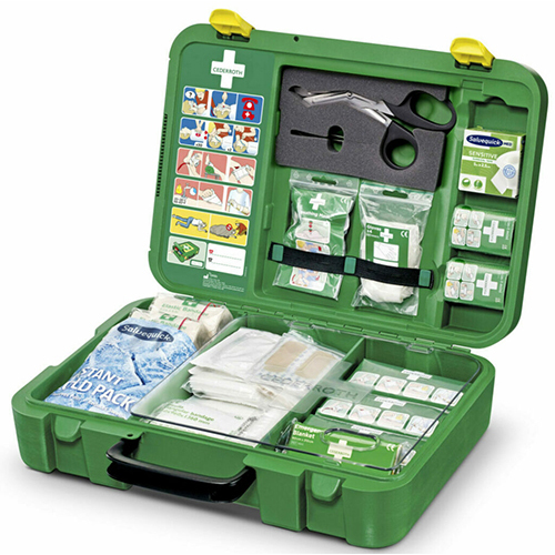 "Cederroth" First Aid Kit DIN 13157 30 cm x 42 cm x 18,8 cm grün
