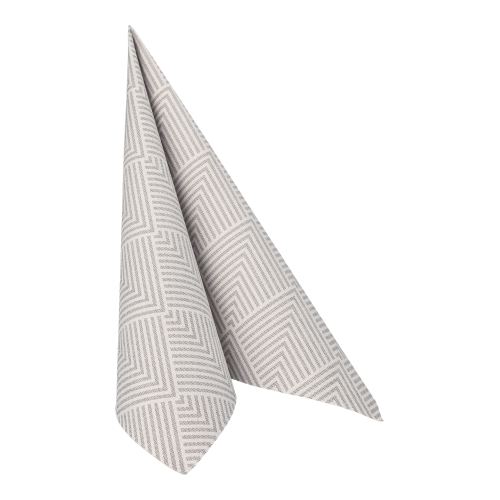 Servietten "ROYAL Collection" 1/4-Falz 40 cm x 40 cm grau "Elegance"