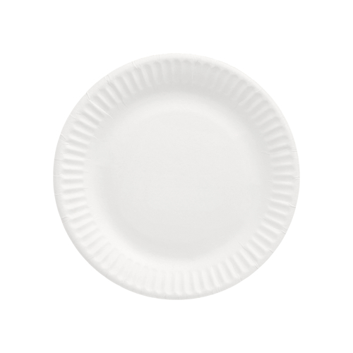 Teller, Pappe "pure" rund Ø 15 cm weiss