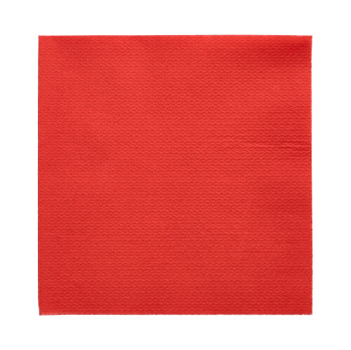 Servietten, 1-lagig 1/4-Falz 33 cm x 33 cm rot