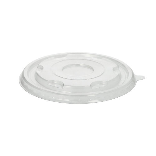 Deckel für Schalen R-PET Ø 17 cm · 1,5 cm glasklar