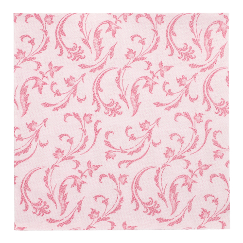 Servietten "ROYAL Collection" 1/4-Falz 40 cm x 40 cm fuchsia "Damascato"