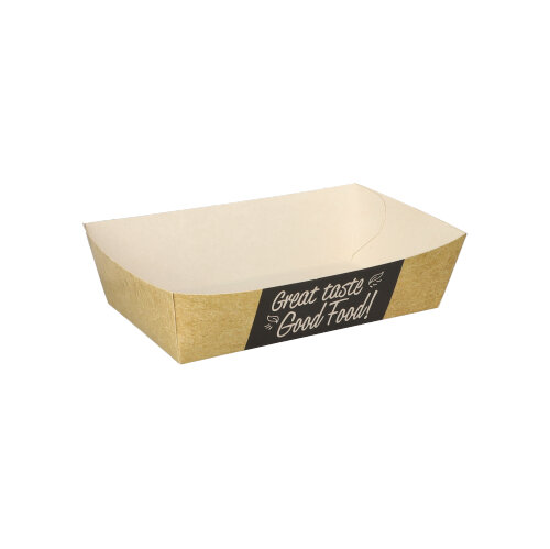 Pommes-Frites-Trays "pure" 3,5 cm x 7 cm x 12 cm "Good Food" mittel