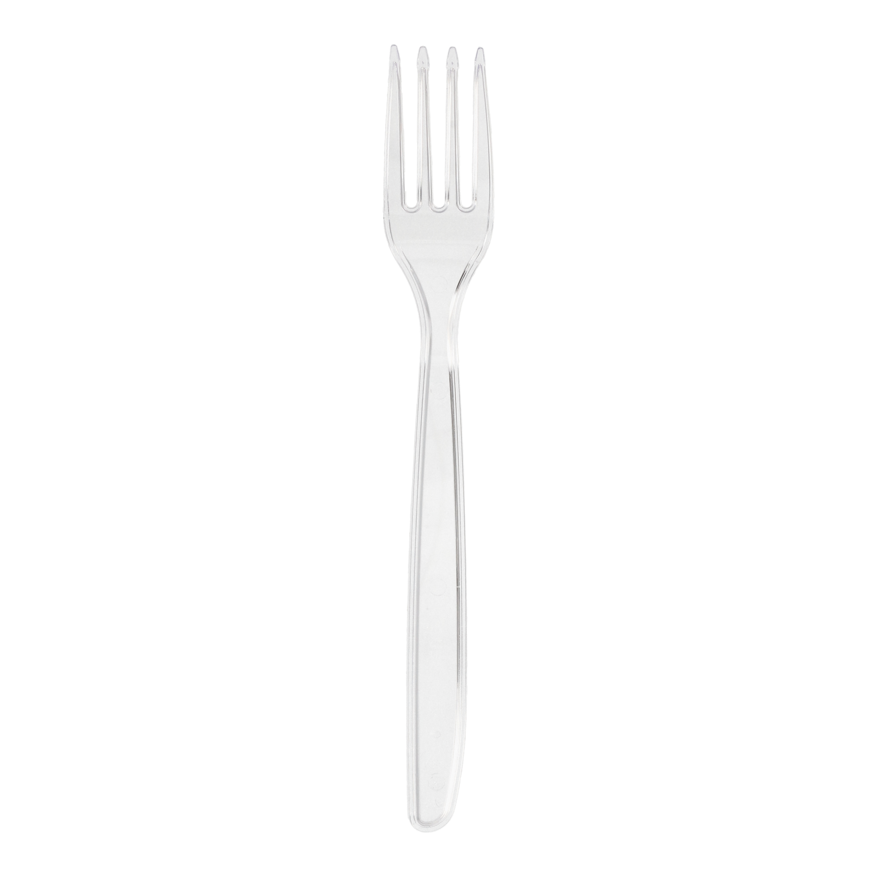Mehrweg-Gabeln 18,5 cm transparent